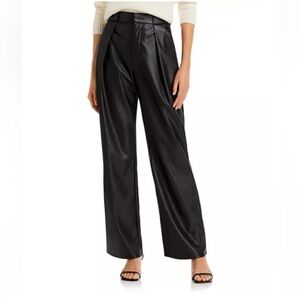 MOTHER Black Wide Leg Pants